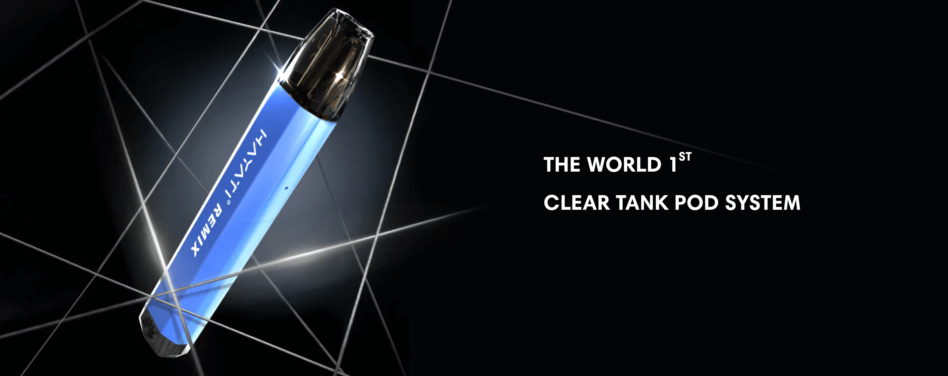 Hayati Remix 2400 - The world 1st clear tank pod system