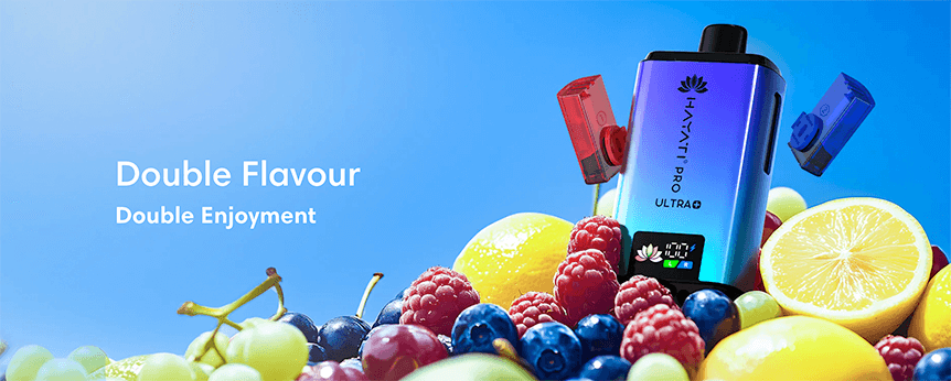 Hayati Pro Ultra+ - Two 20mg Nic Salt Flavours in 1 Vape Kit