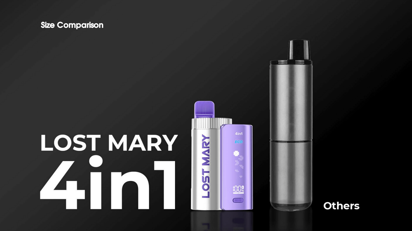 Lost Mary 4-in-1 Size Camparison