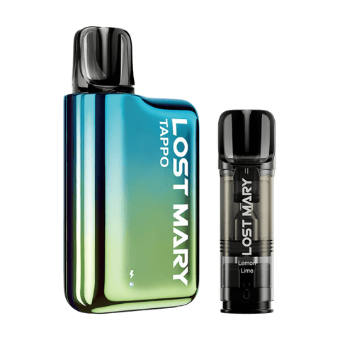 Lost Mary Tappo Blue Green Pod Kit Lemon Lime Flavour