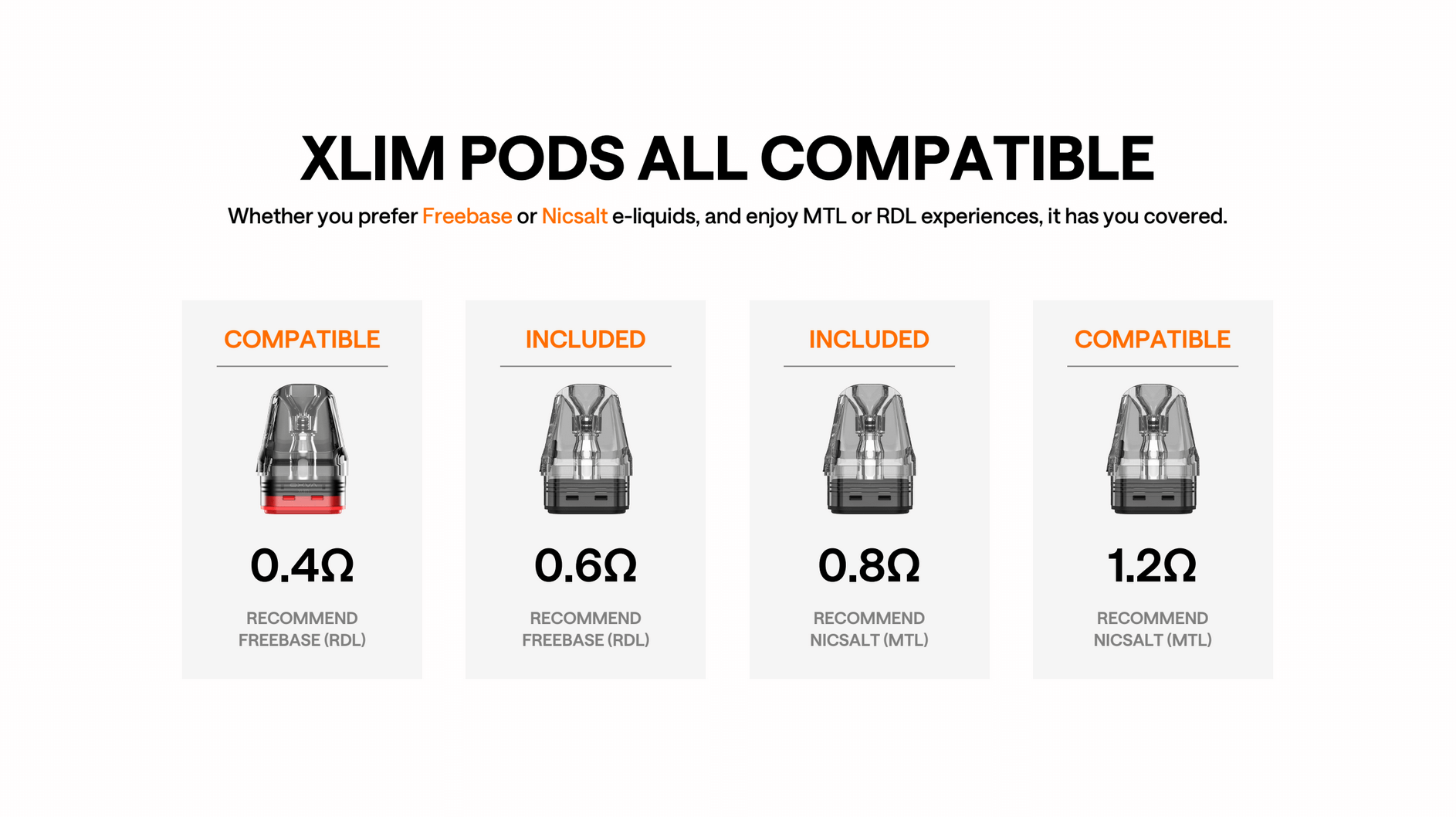 OXVA XLIM Classic Edition - XLIM Pods All Compatible