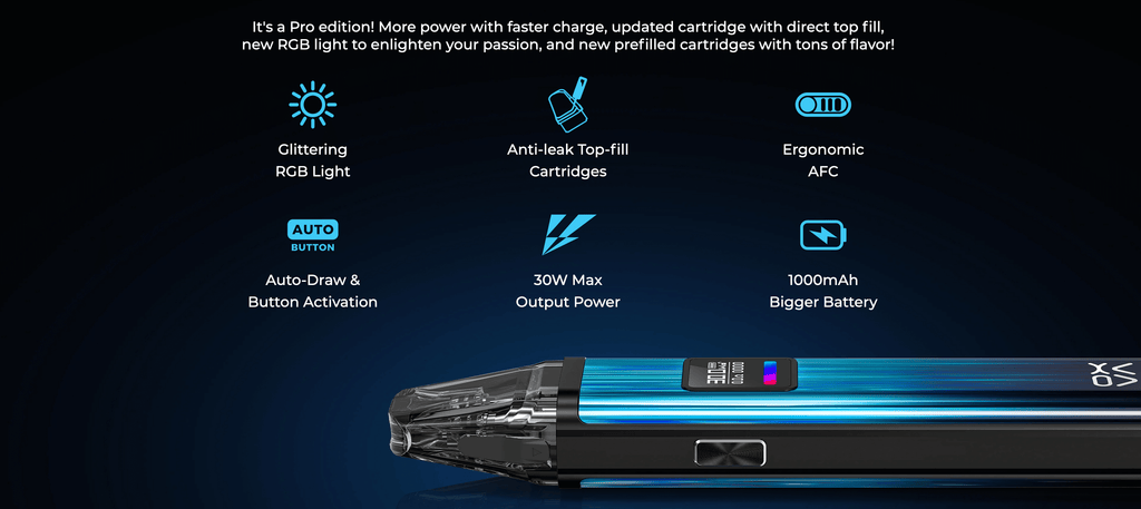 Oxva Xlim Pro Kit | Infographic