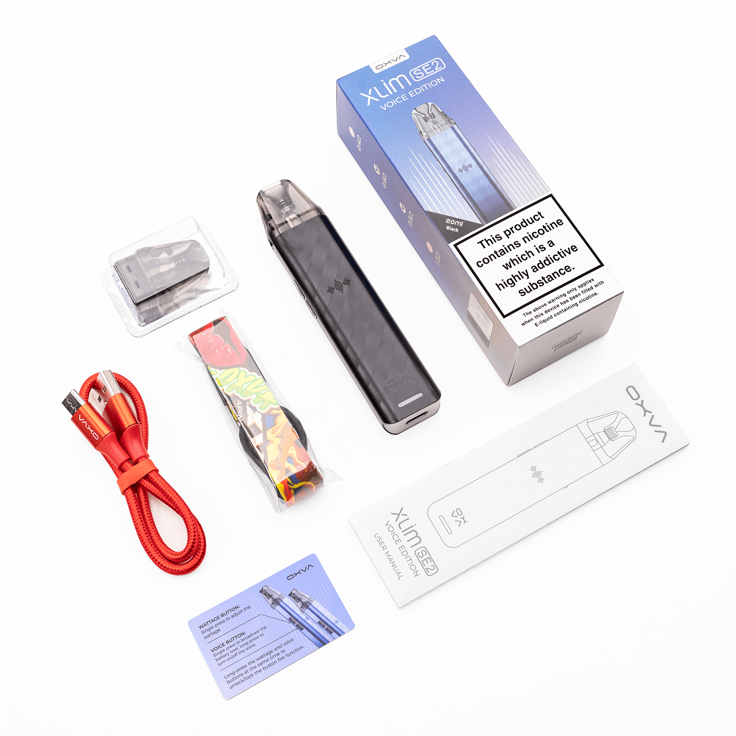 Oxva Xlim SE 2 Kit - box contents