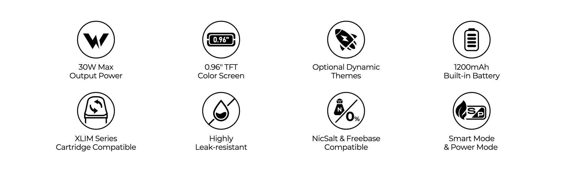 Oxva Xlim SQ Pro - features