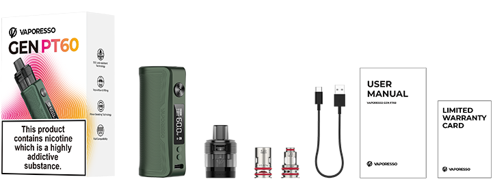 Vaporesso what's included image