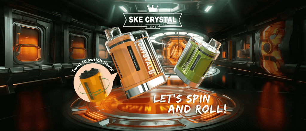 SKE Crystal 4 in 1 Vape - Let's Spin and Roll!