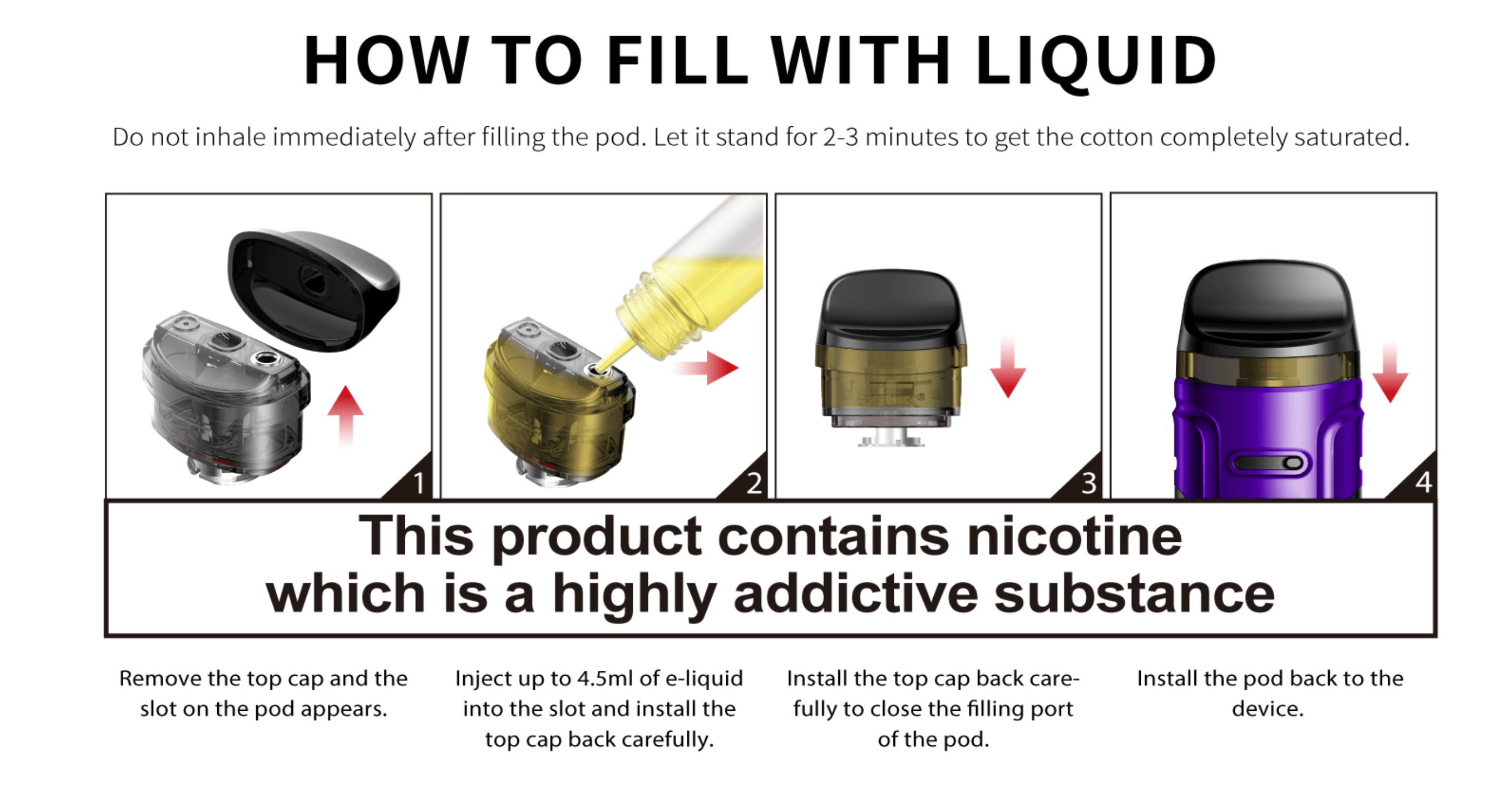 How to Fill a Smok Nord C With E-Liquid