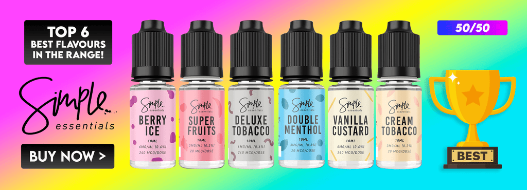 Top 6 Simple Essentials Vape E-Liquid Flavours