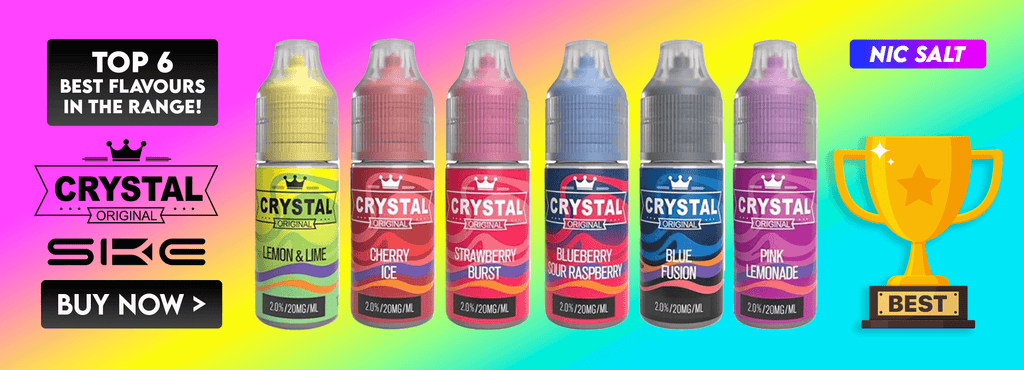 Top 6 SKE Crystal Nic Salt Vape E-Liquid Flavours