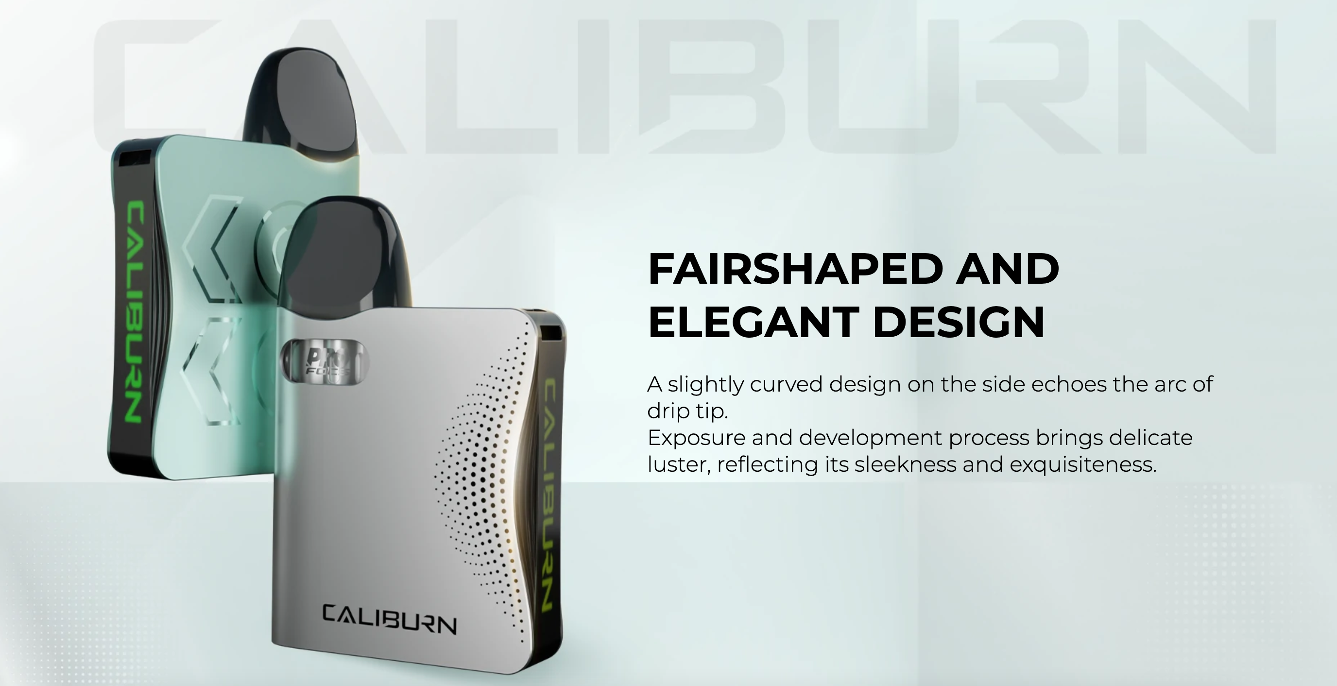 Uwell Caliburn AK3 - fairshaped and elegant design