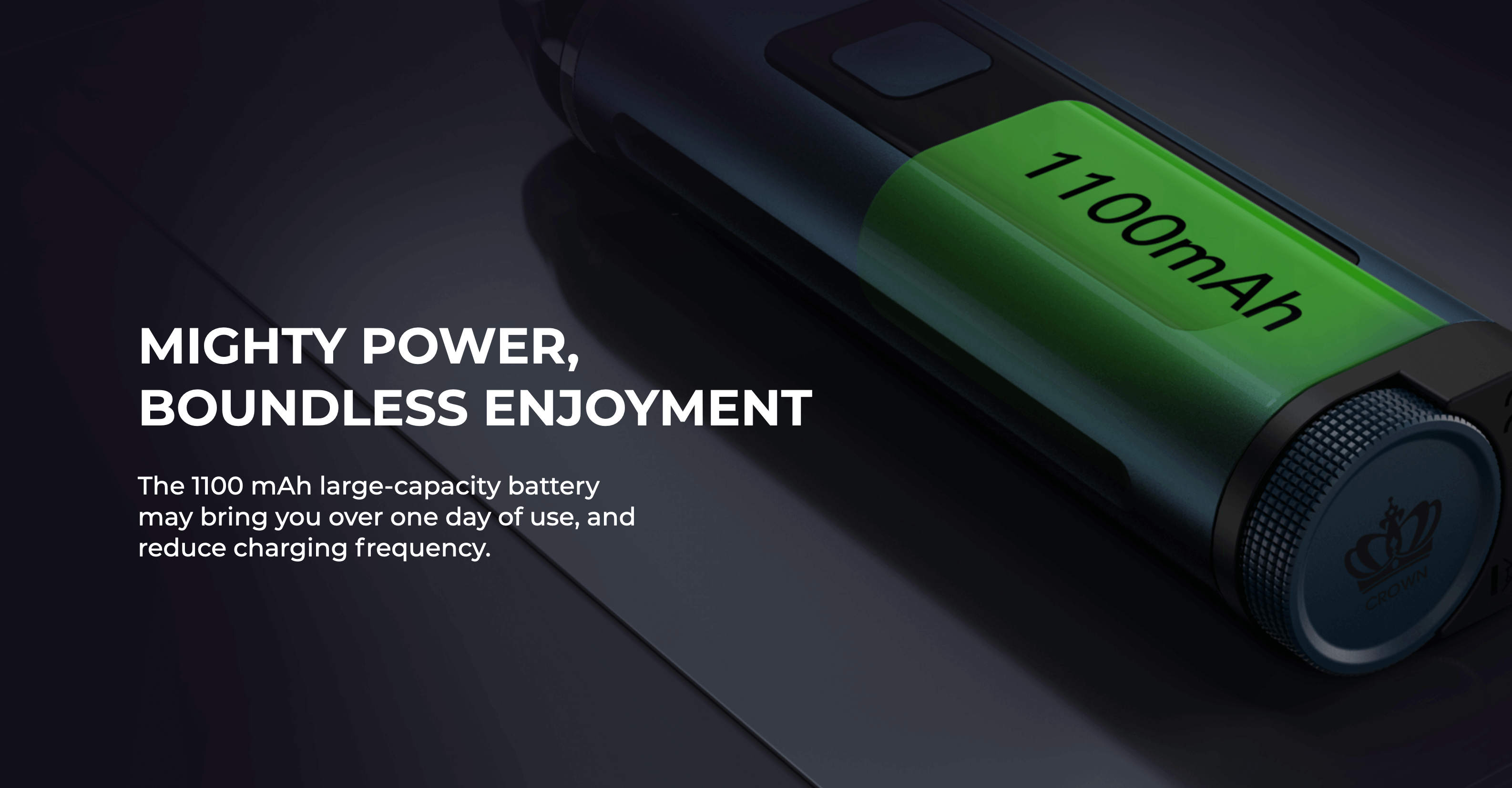 Uwell Crown D | 1100mah Battery