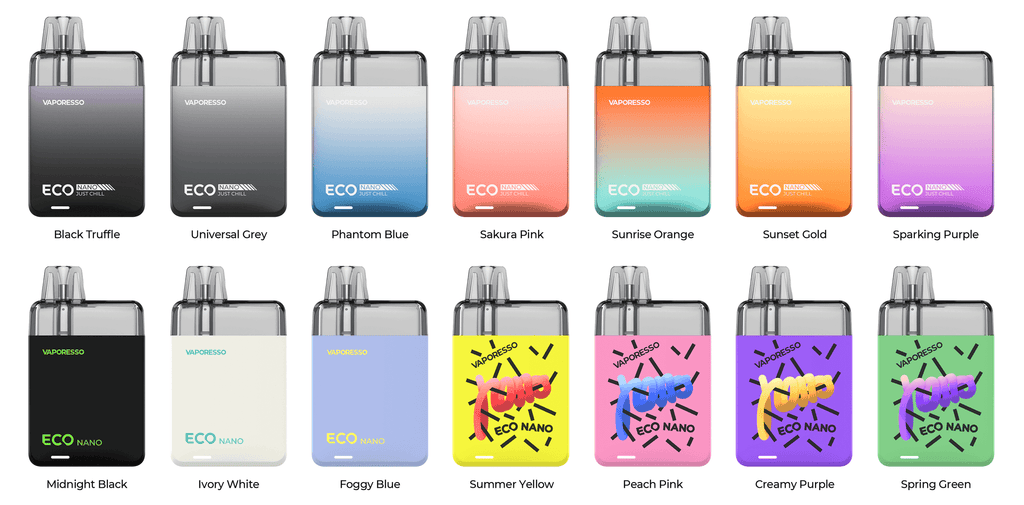 Vaporesso Eco Nano Vape Kit - 14 Colour Options