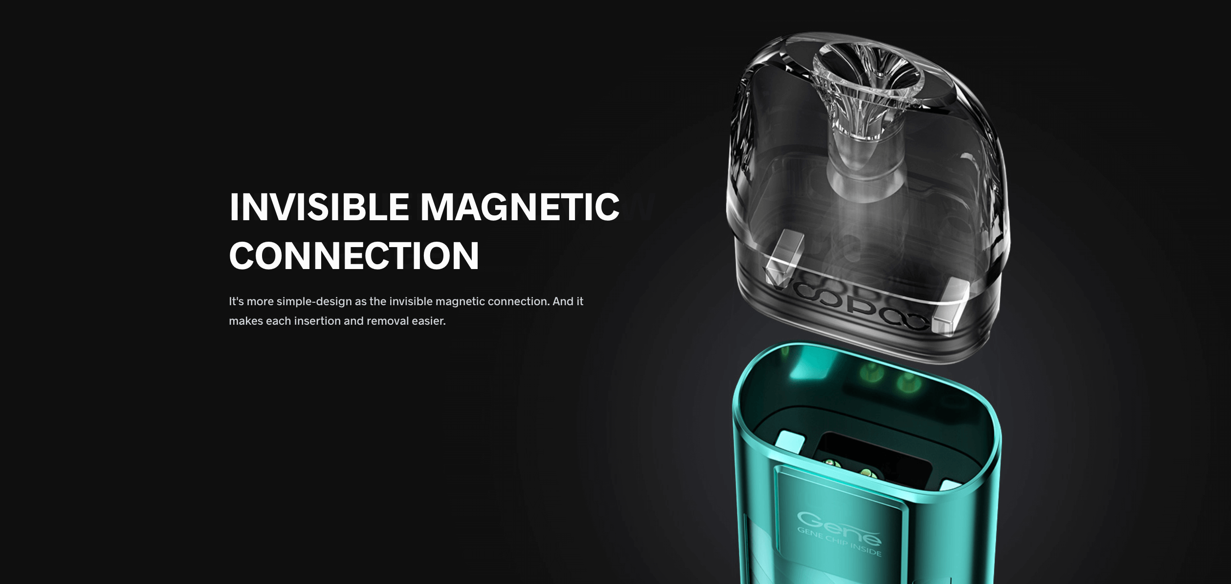 Voopoo Argus Pod SE Vape Kit | Invisible magnetic connection