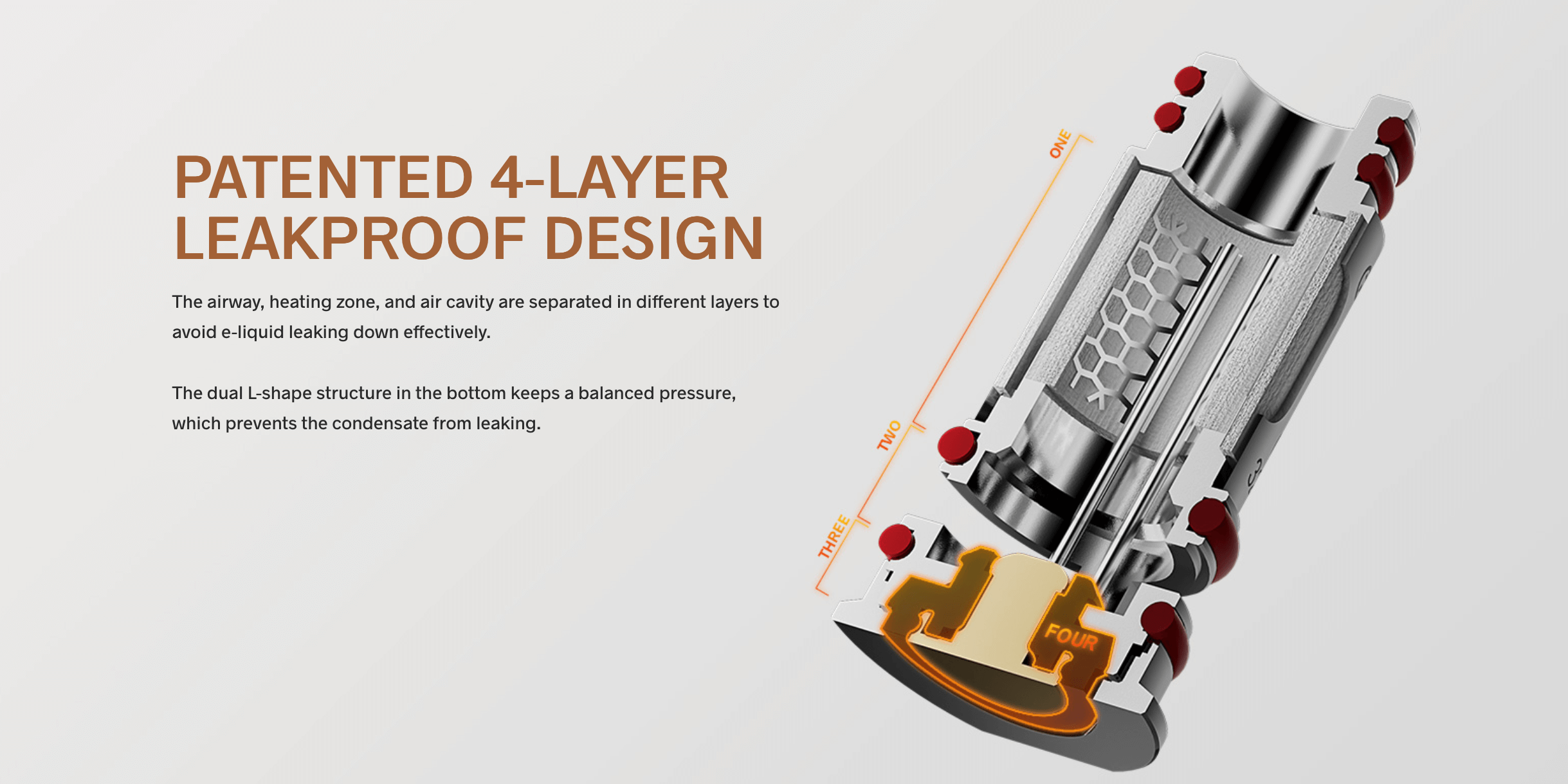 Voopoo PnP C Coils - Patented 4-Layer Leakproof Design