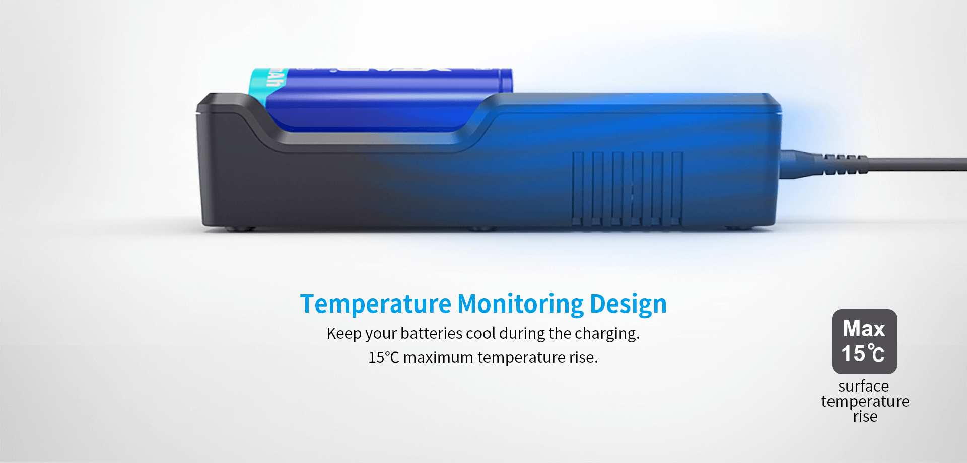 XTAR VC4 Charger | Temperature Monitoring Design