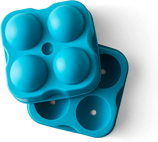 True Zoo U Ice of A, Silicone Ice Cube Tray, USA Ice Mold, Novelty Ice July  4th Party Supplies, Dishwasher Safe, Blue, 38 Cubes