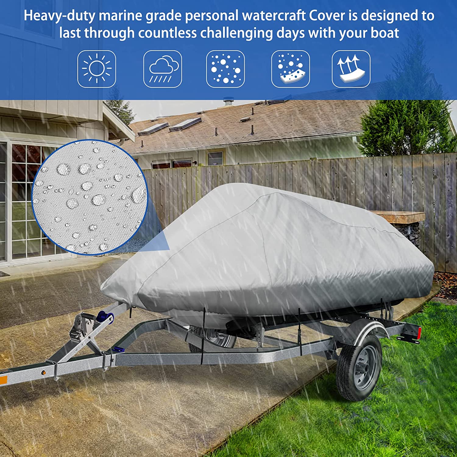 iCover Trailerable Boat Cover