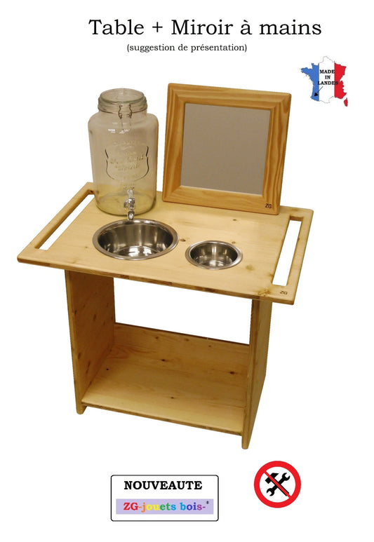 Checubo 2 avec miroir : 55x55x55h cm - Montessori Spirit