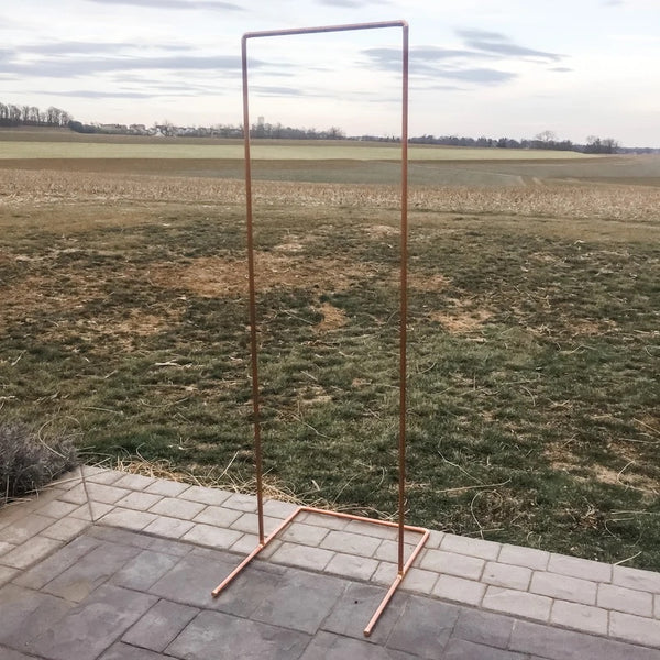 Handmade Custom Copper Stand for Wedding Sign (5 ft x 2.5 ft)
