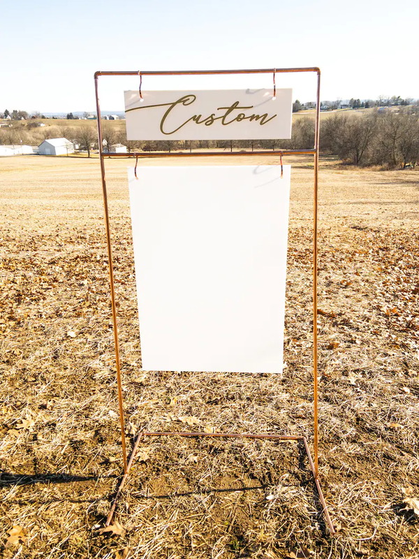 Copper Sign Holder — THE WHITE HOUSE CO.