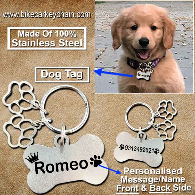 should you put name on dog tag