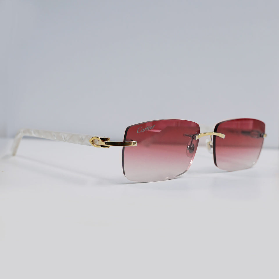 cartier red lenses