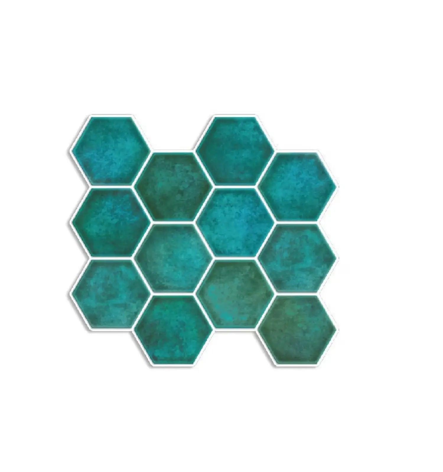 Teal Peel and Stick Tile | Kitchen Backsplash Tiles