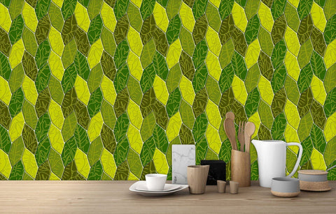 Mosaic Tiles Leaves Mosaic Tiles - Mosaicowall Mosaicowall Leaves Mosaic Tiles