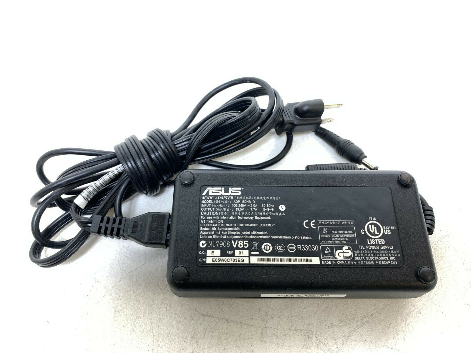 Genuine ASUS Laptop Charger AC Adapter Power Supply ADP-150NB D  –  Dynamic Computer Surplus