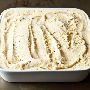 Maple Ice Cream With Tipsy Raisins And Maple-Candied Cashews Recipe