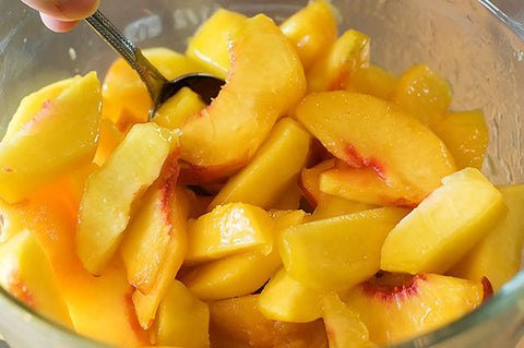 Peach Crisp With Maple Cream Sauce Recipe
