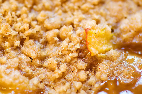 Peach Crisp With Maple Cream Sauce Recipe