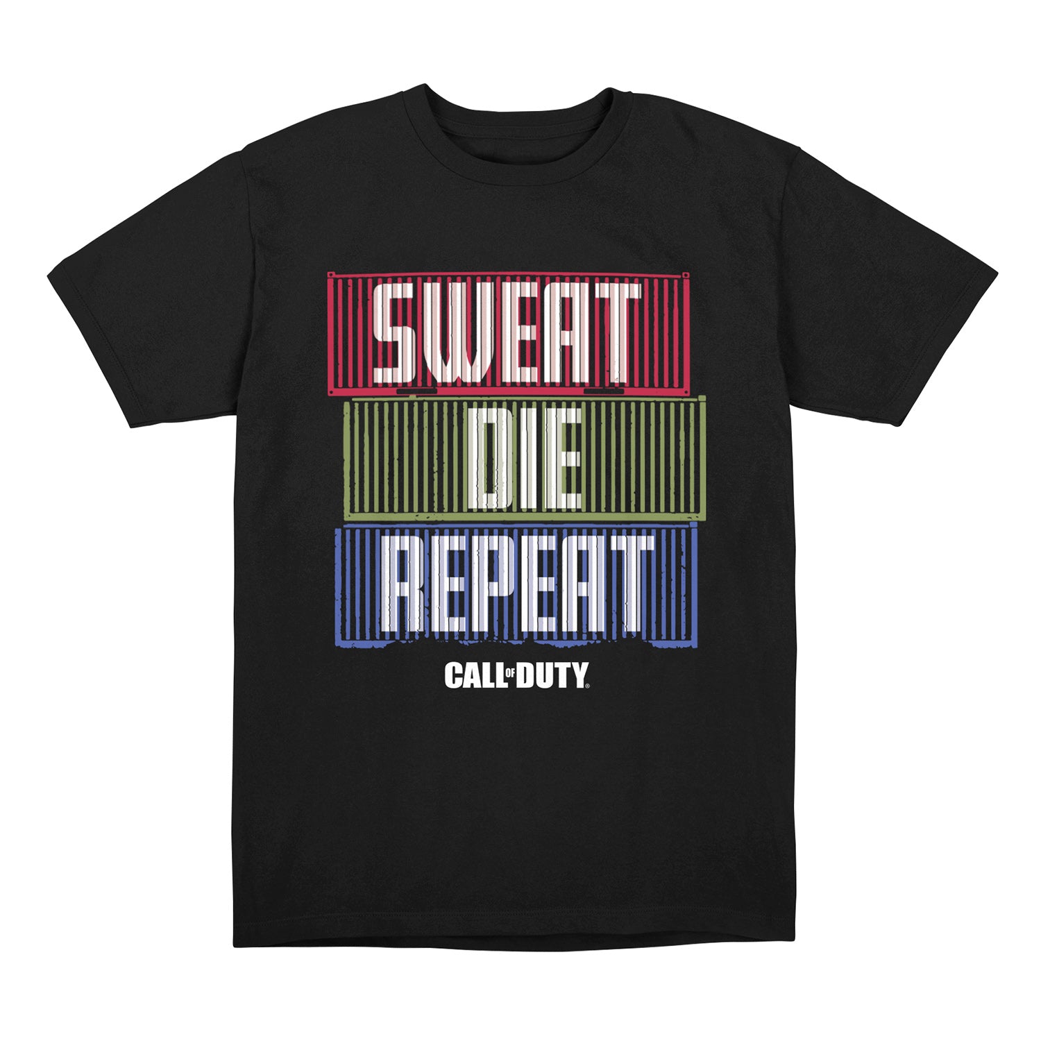 Call of Duty Sweat Die Repeat Black T-Shirt - CALL OF DUTY MERCH