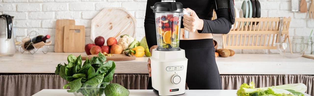 Hauswirt® 1200W Professional Blender With 2 Bottles - US