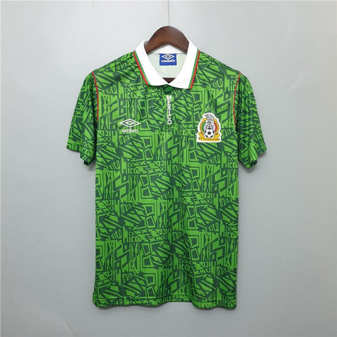 Jersey Retro Seleccion Mexico Mundial 1986 Local