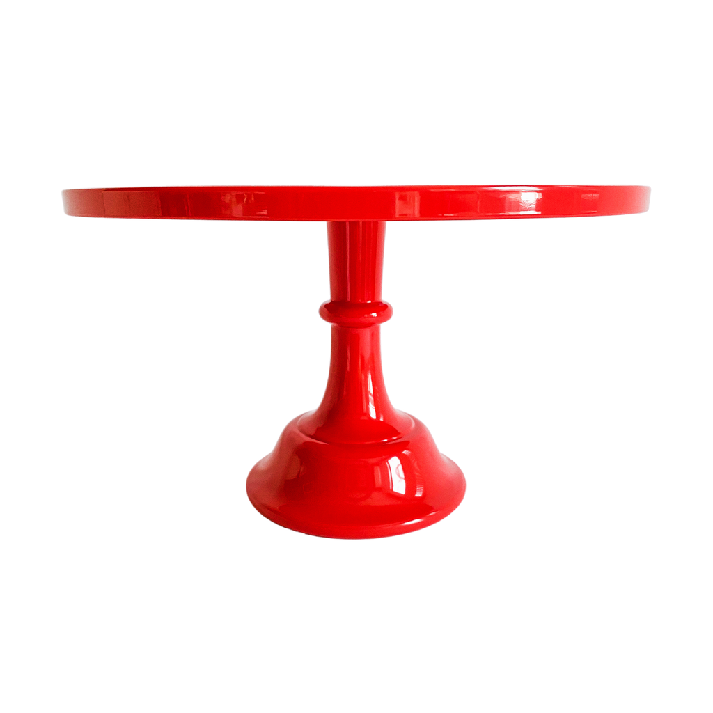 Hot Pink Melamine Pedestal Cake Stand