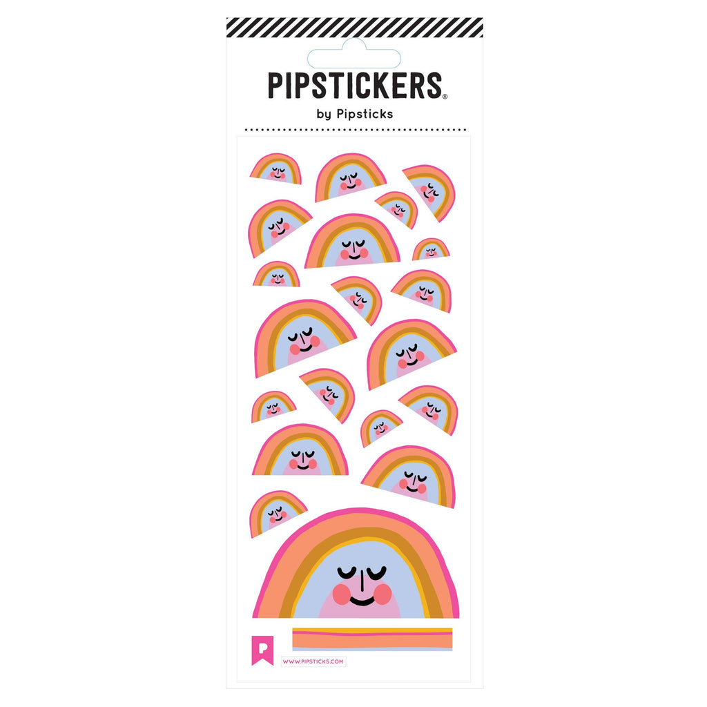 Pipsticks® 4x4 Fuzzy Sticker Sheet: Smiley Faces – Growing Tree Toys