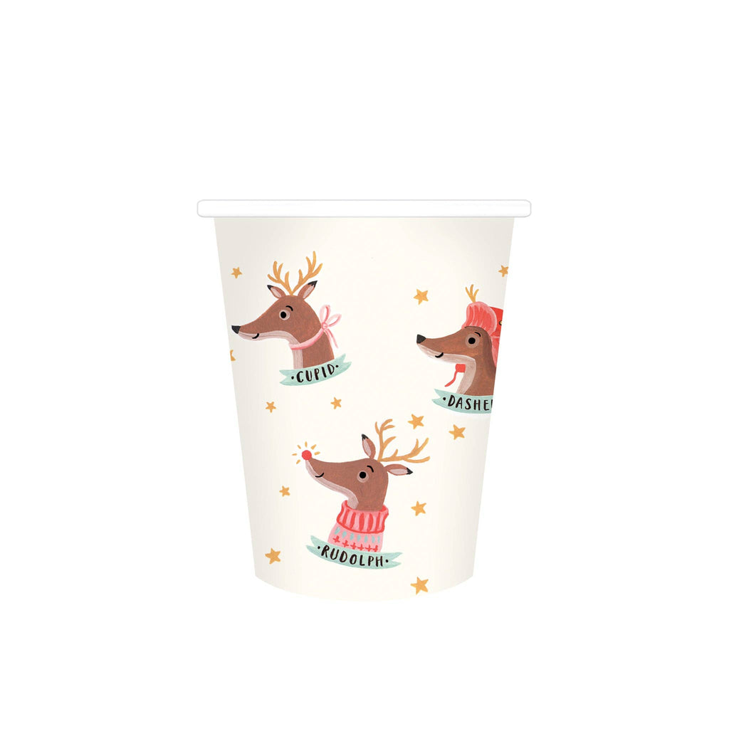 Believe Christmas Ric Rac Treat Cups & Lids