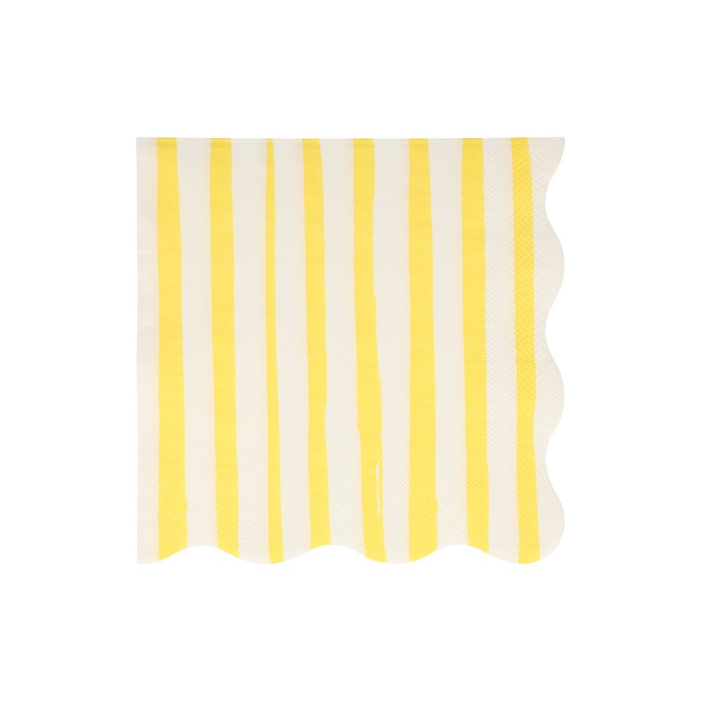 meri-meri-party-mixed-stripe-large-napkins-yellow-and-white