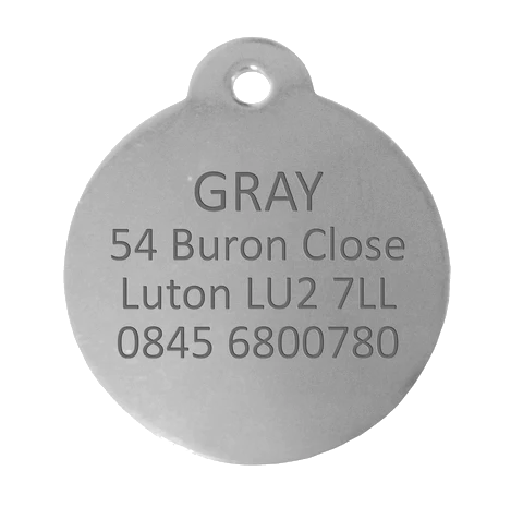 what-details-should-be-on-a-dog-ID-tag-in-the-UK-round-stainless-steel-engraved-dog-id-tag-