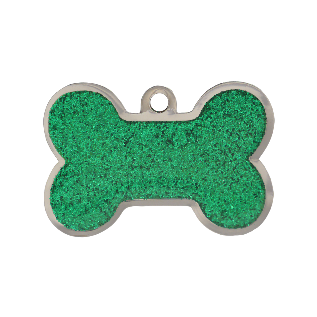 TagWorks® Reflective Bone Personalized Pet ID Tag