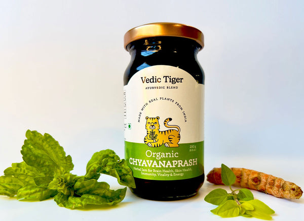 Chyawanprash Herbal Superfoods Jam Ayurvedic Natural Supplement Energy Longevity Skin Health Brain Food Immunity Organic