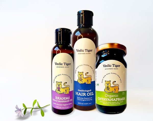 Hair Growth Starter Kit Natural Thinning Hair Oils Supplements