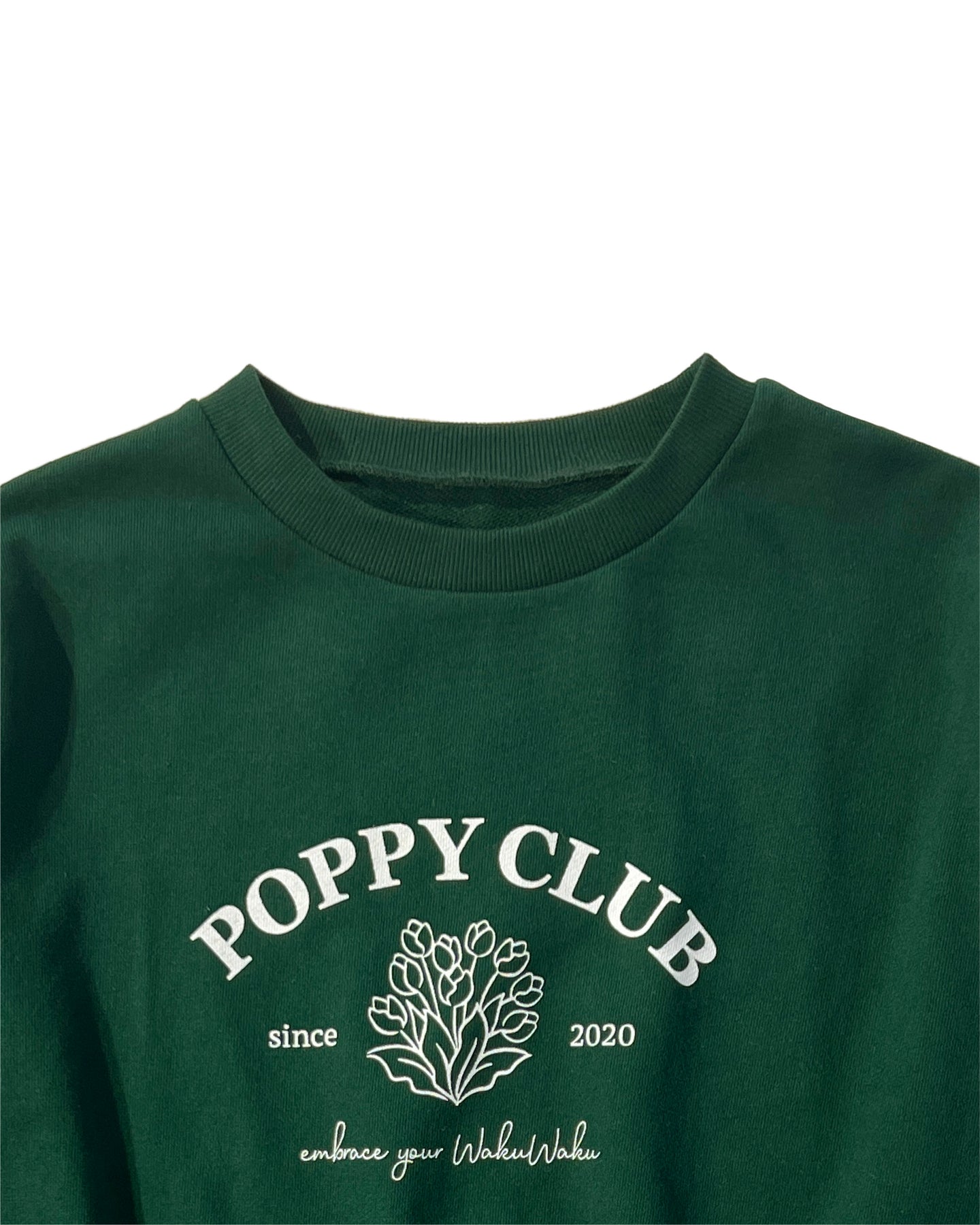 POPPY CLUBスウェット(グリーン）