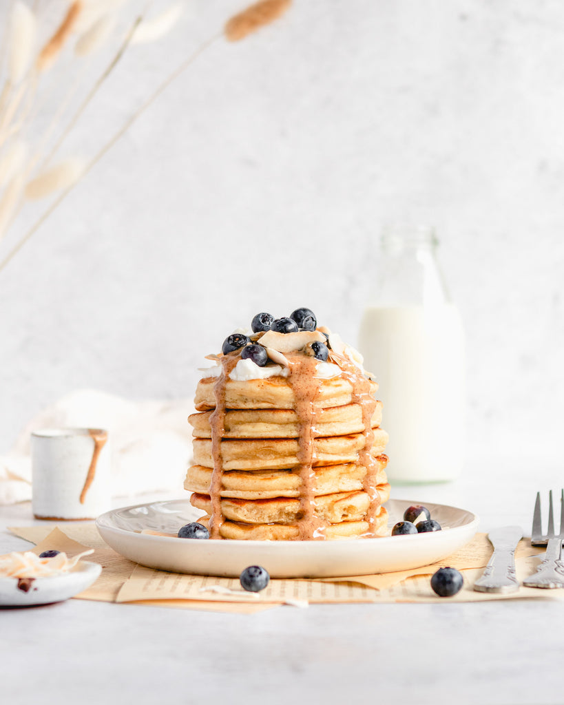 Coconut Almond Pancakes Recipe