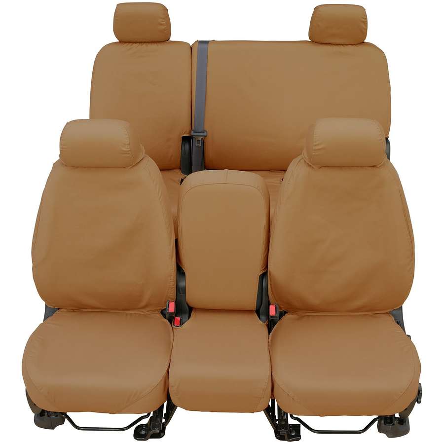 おすすめ HAPPYセレクトショップCovercraft Custom-Fit Front Bench SeatSaver Seat Covers  Polycotton Fabric, Misty Grey