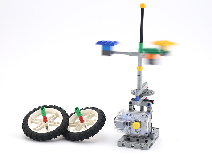 LEGO®-compatible gyroscope - Kids can build DIY robotic projects with Cherry Tart set