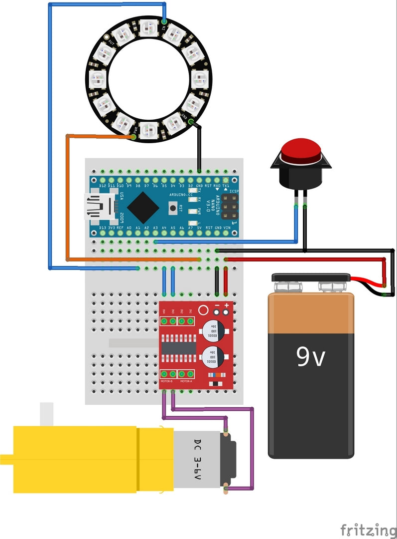 How to use electrical parts to create biped robot with your kids