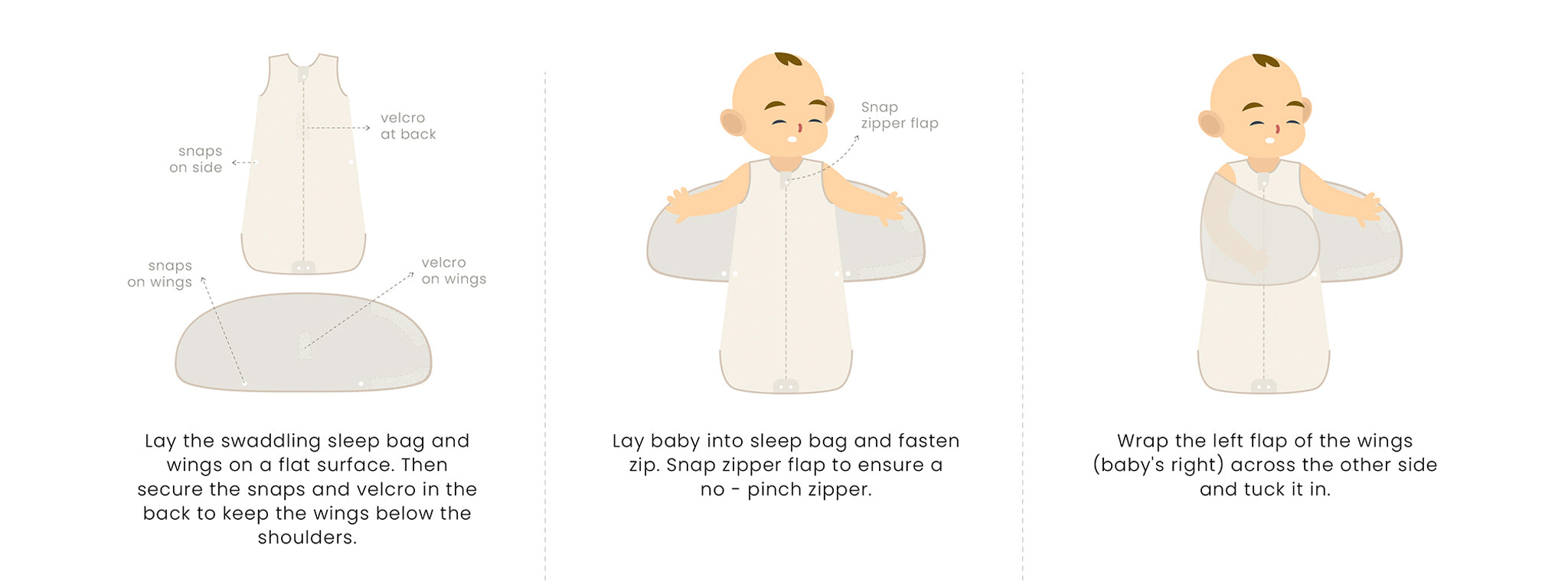 How to swaddle a baby with Nest Designs