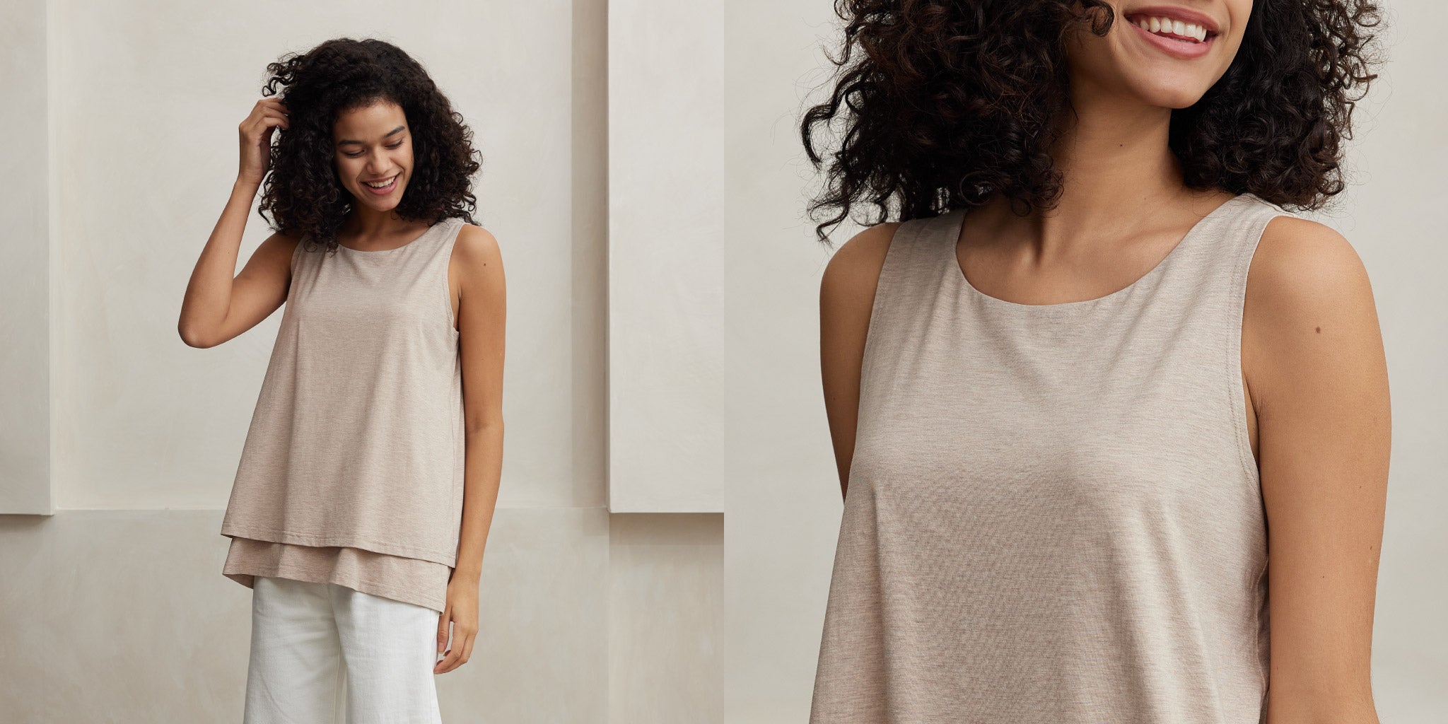 Nest Bump nursing tank top